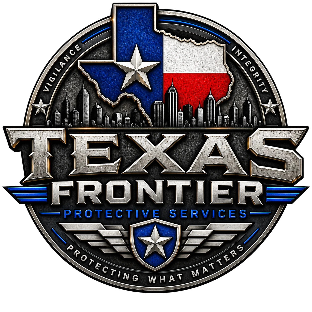 Texas Frontier Protective Services logo